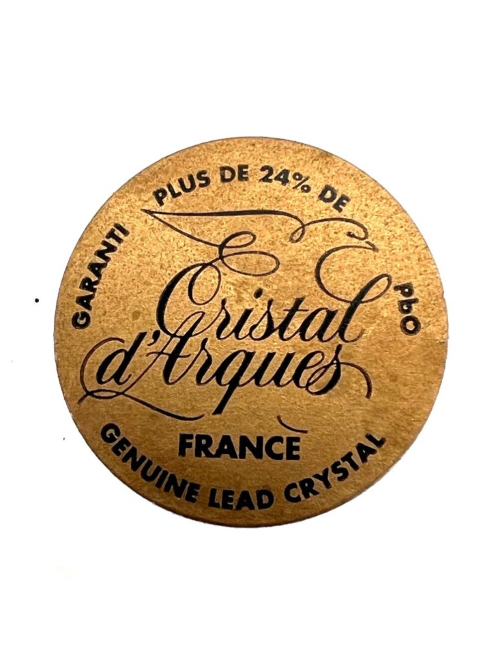 Cristal d'Arques France Curved Lead Crystal Picture Frame Decorative 4"x6" Photo - Picture 2 of 14